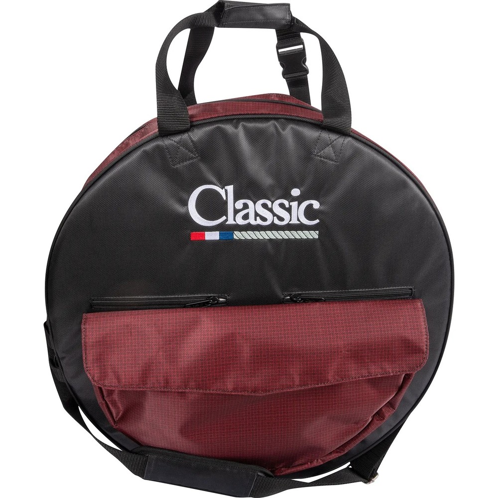 Classic Ropes Deluxe Black Ruby Basket Rodeo Team Roping Storage Bag