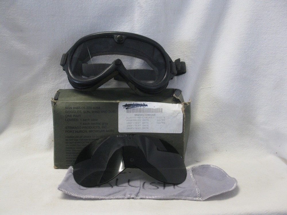 Vintage Stemco Goggles, Sun, Wind And Dust