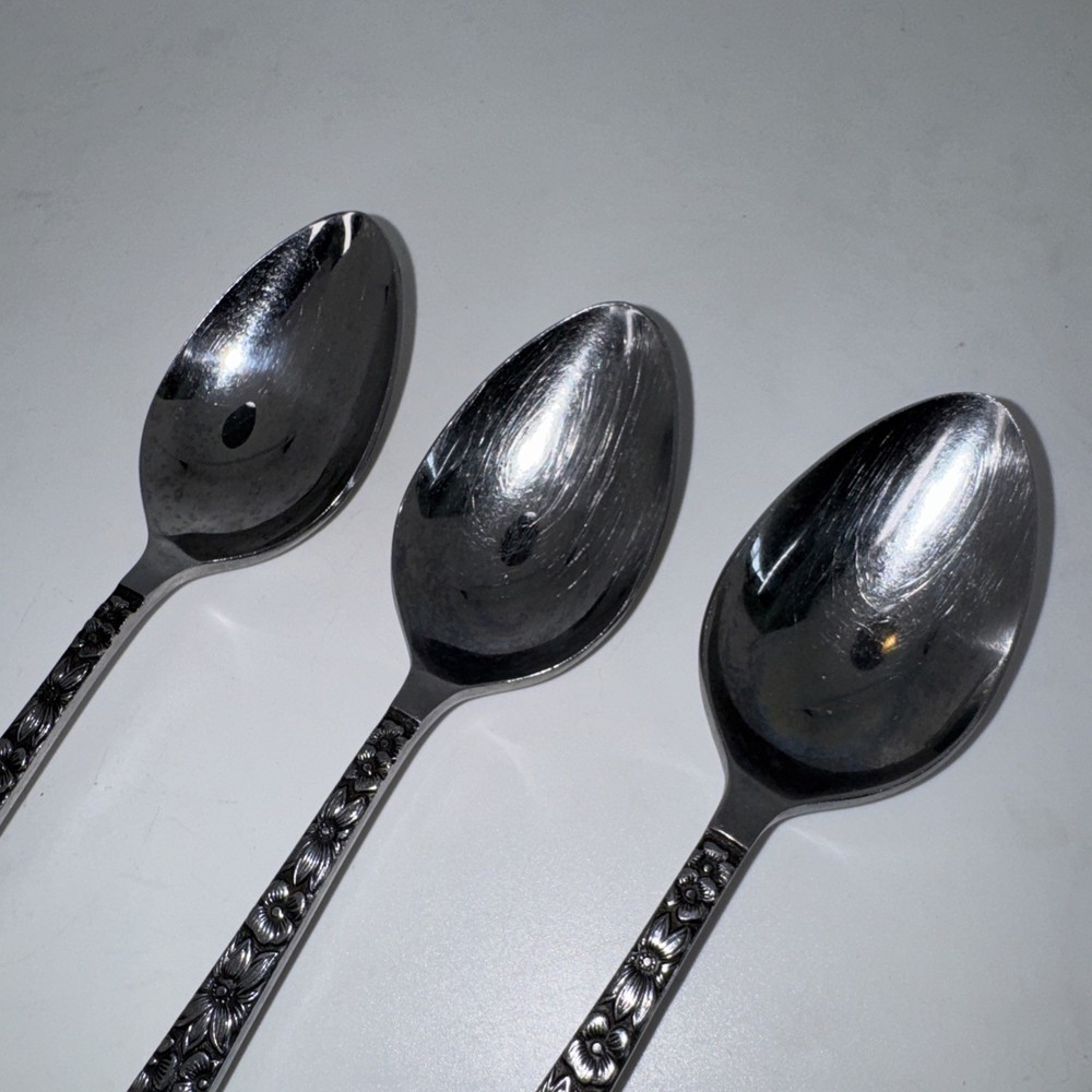 3 Vtg Hanford Forge SPRING LAKE Stainless Flatware TABLESPOONS Japan Replacement
