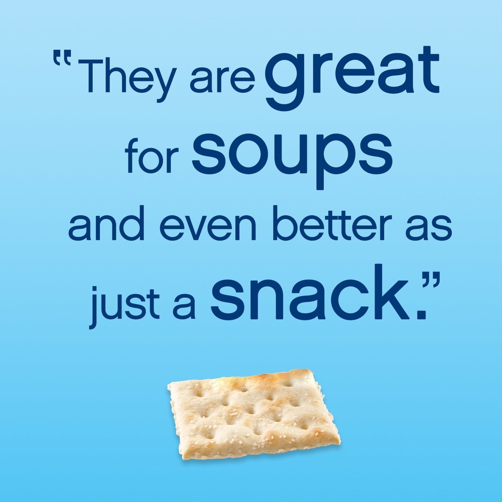 (3 pack) Premium Original Saltine Crackers, Lunch Snacks, 16 oz