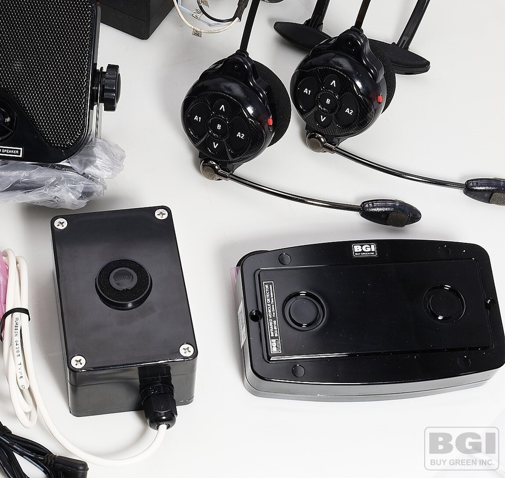 Complete HME EOS HD Base 6200 & 2x HS6200 Headset Wireless Drive Thru Intercom