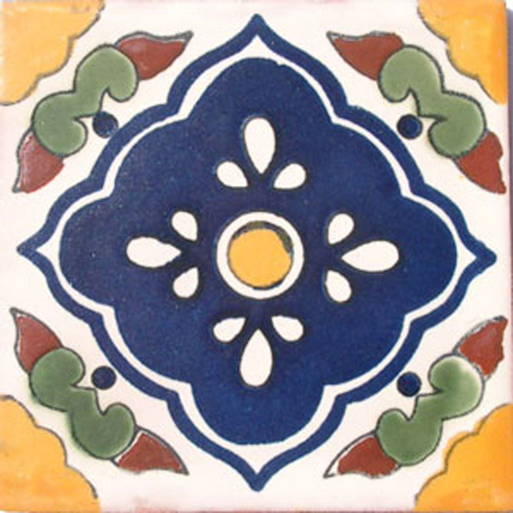 #C027 MEXICAN CERAMIC HANDMADE TALAVERA TILE SETS
