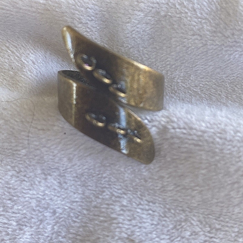 24 pieces ~ Brass Adjustable Ring Blanks with 6 Loops