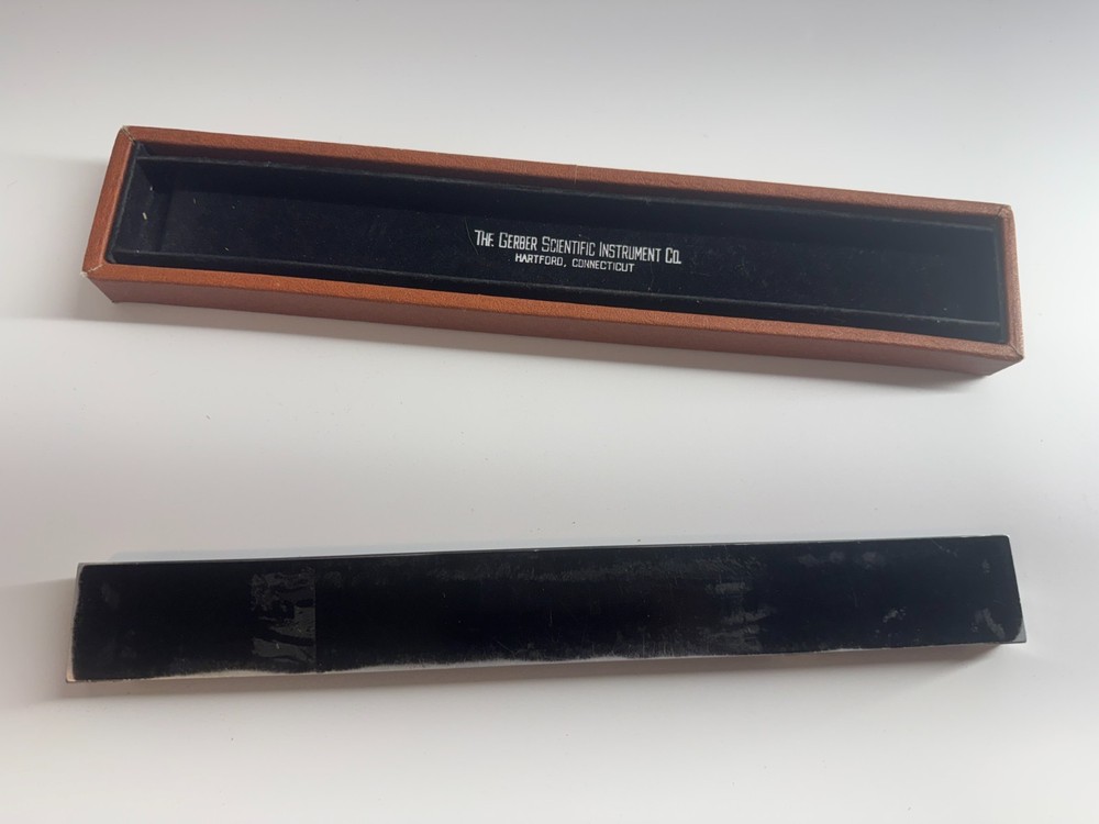 VTG Gerber Variable Scale TP007100B Engineering Slide Rule & Leather Case READ