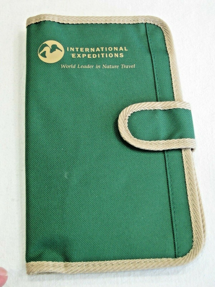 international expeditions document & passport holder