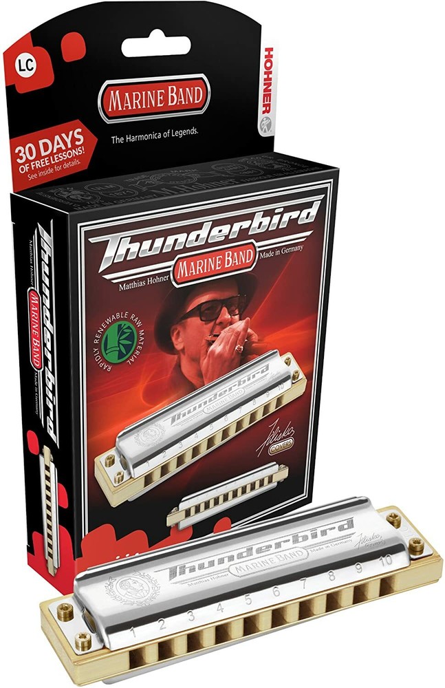 NEW HOHNER M2011 THUNDERBIRD DIATONIC HARMONICA HARP KEY OF LOW C GERMANY