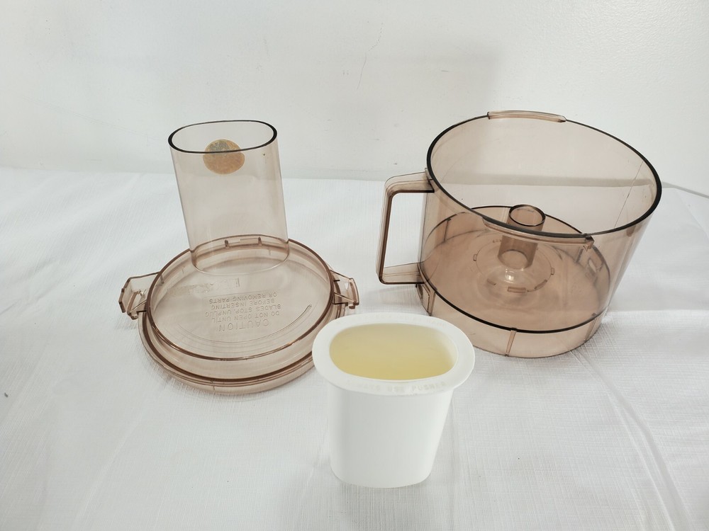 Hamilton Beach Scovill Food Processor Model 702 Work Bowl + Lid & Pusher