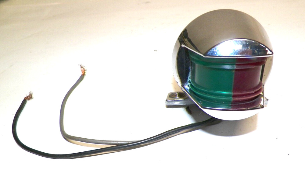 Vintage Marine Bow Light Red/Green