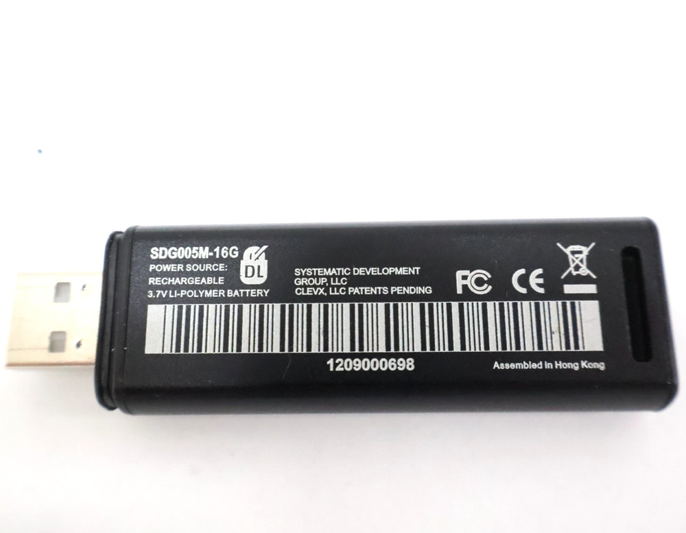 Systematic SDG005M-16G 16GB LOK-IT Secure Flash Drive Black