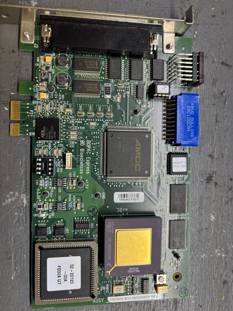 BCTON DICKINSON BDPAC FAB 332240FAB REV.A PCI INTERFACE CONTROLLER CARD