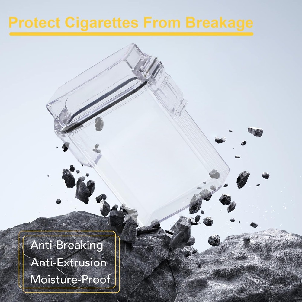 Masseul Module Box, Waterproof Cigarette Case, Cigarettes Case for 100mm King...