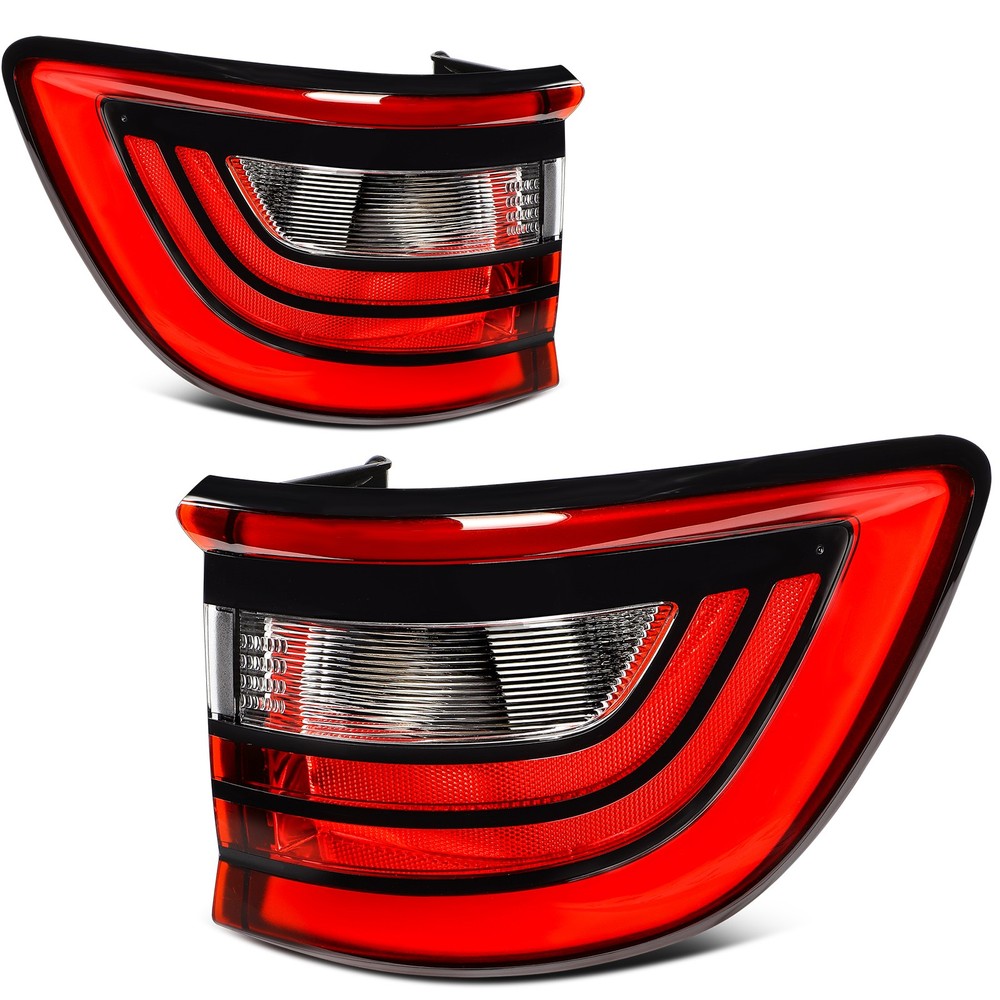 Pair Tail Lights Assembly Left+Right For 2014-2025 Dodge Durango Outer Full LED