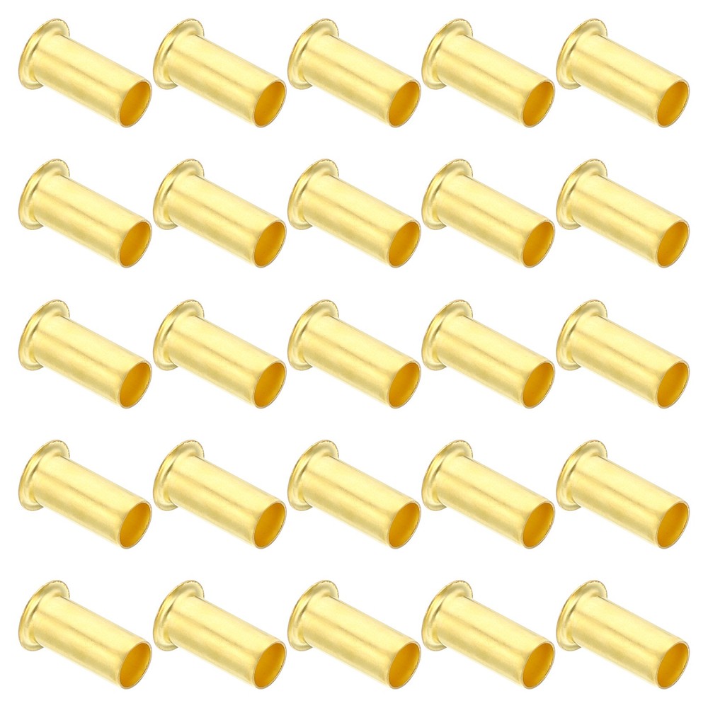40Pcs Brass Compression Insert Compression Insert Tube Support for 3/8" OD Tube