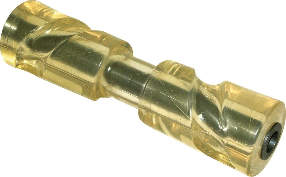 Yellow Polymer Self-Centering Roller - Effortless Boat Trailer Loading