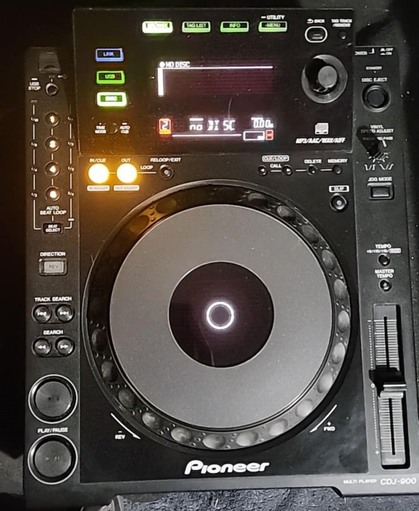 Pioneer CDJ-900 Professional Multi-Player Turntable - Black