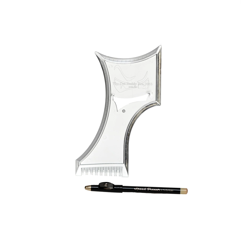 Beard Shaping Tool and Hair Trimmer Guide - Plus Version