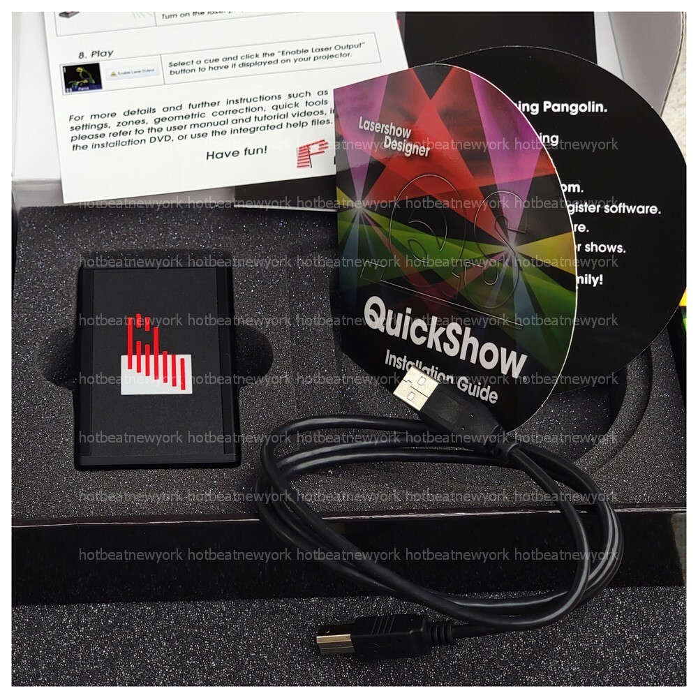 Pangolin QuickShow FB3 Control Software USB ILDA Interface