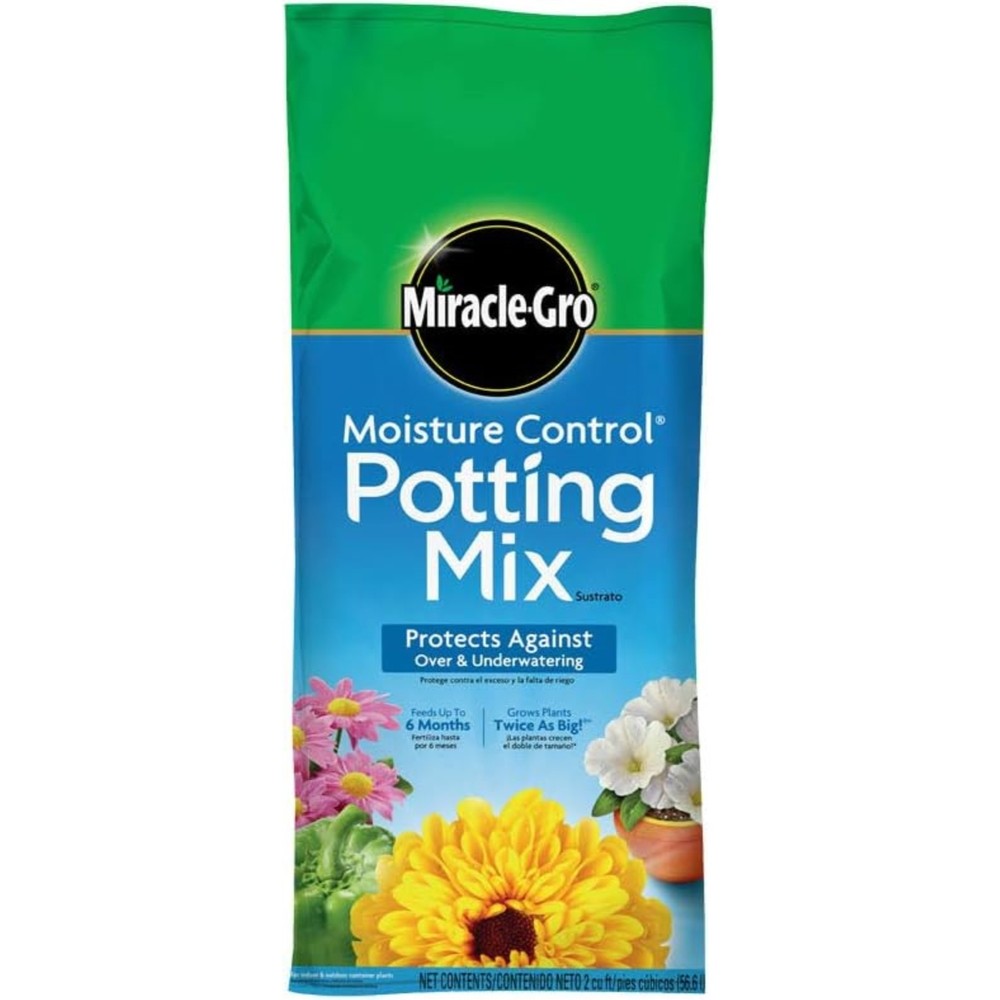 Miracle-Gro Moisture Control Potting Mix for Container Plants, 2 cu ft