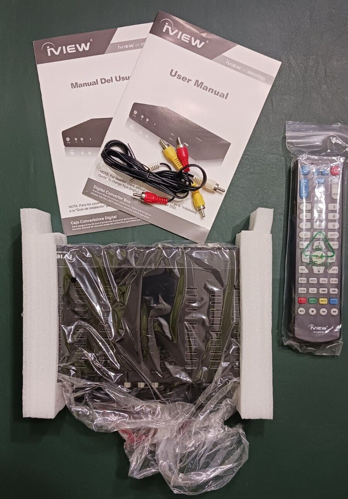 iView Digital 3500STBll Digital Converter Box w/ Remote Control