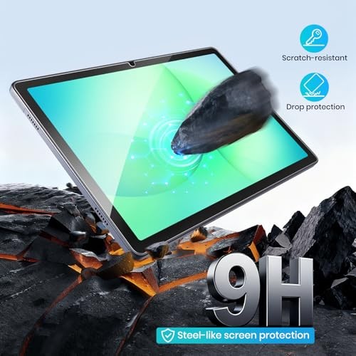 2-Pack Tempered Glass Screen Protector for Samsung Galaxy Tab A11 Aid Tool