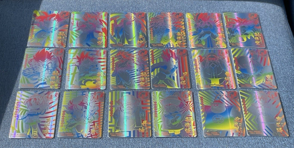Dragon Heros SC-LR COMPLETE SET 1-18 Rainbow Foil