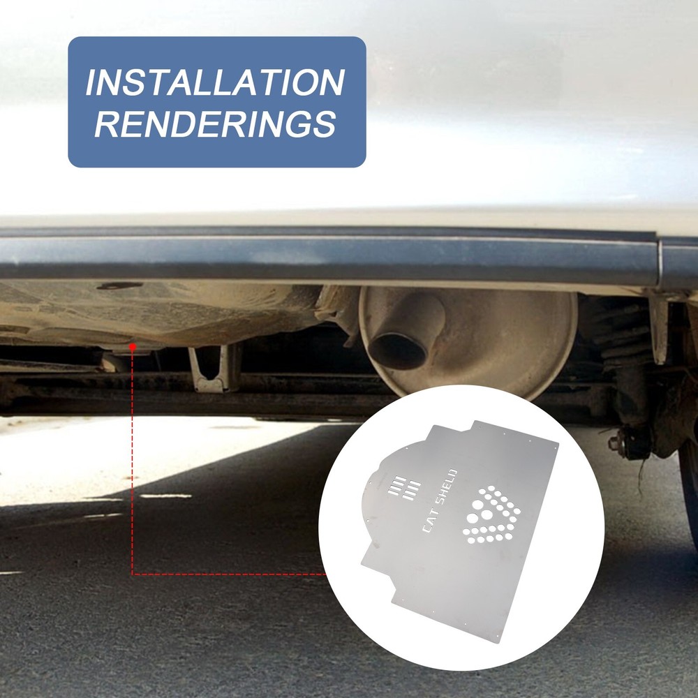 Catalytic Converter Protection For Prius Cat Shield 2004-2009 Security Shield