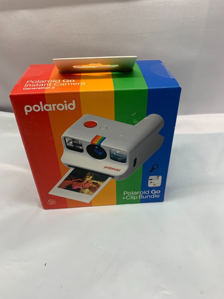 Polaroid Go + Clip Bundle Camera-WHITE *New-Sealed