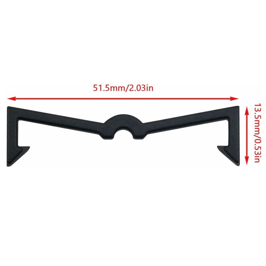 100X Black Plastic Peg Hooks Lock Fixer Peg Board Hook Pegboard Display N775