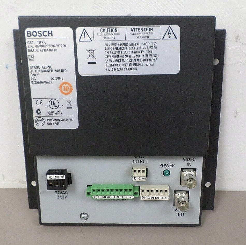 Bosch Security Systems G3A-TRKR Stand Alone Autotracker 24V