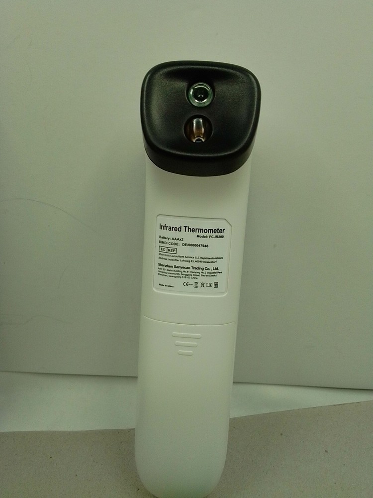 Disen Forehead Thermometer White Batteries Included