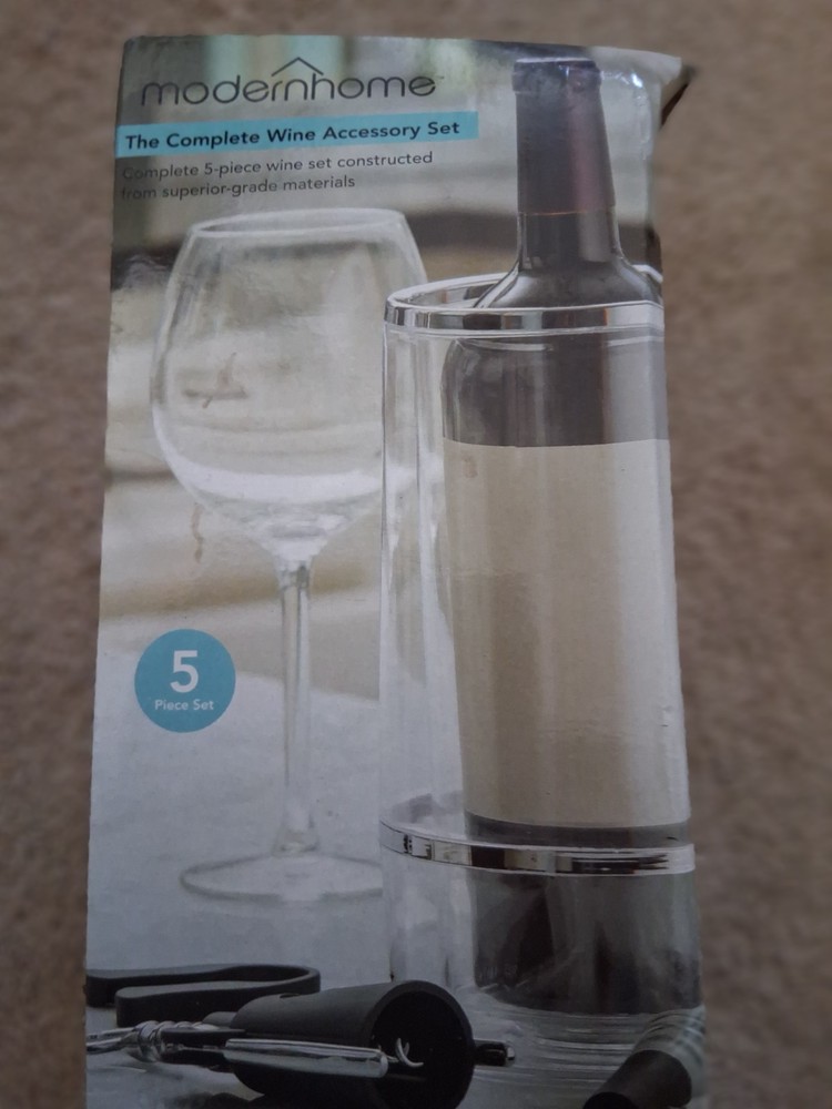 Modern Home Complete 5 Piece Wine Accessory Set--FREE SHIPPING!