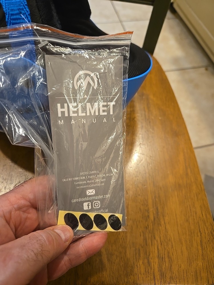 Outdoor Master Helmet Blue Size Small