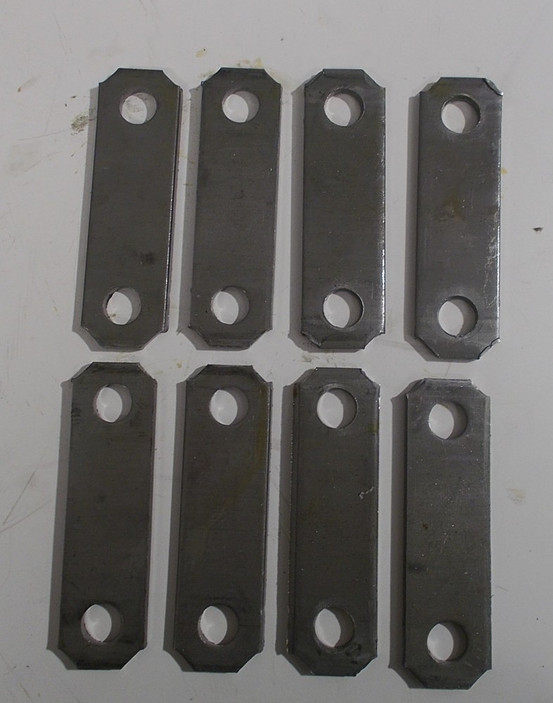 8- Shackle Link Strap 3.125" on Center Trailer Leaf Spring Axle fits Dexter ALKO