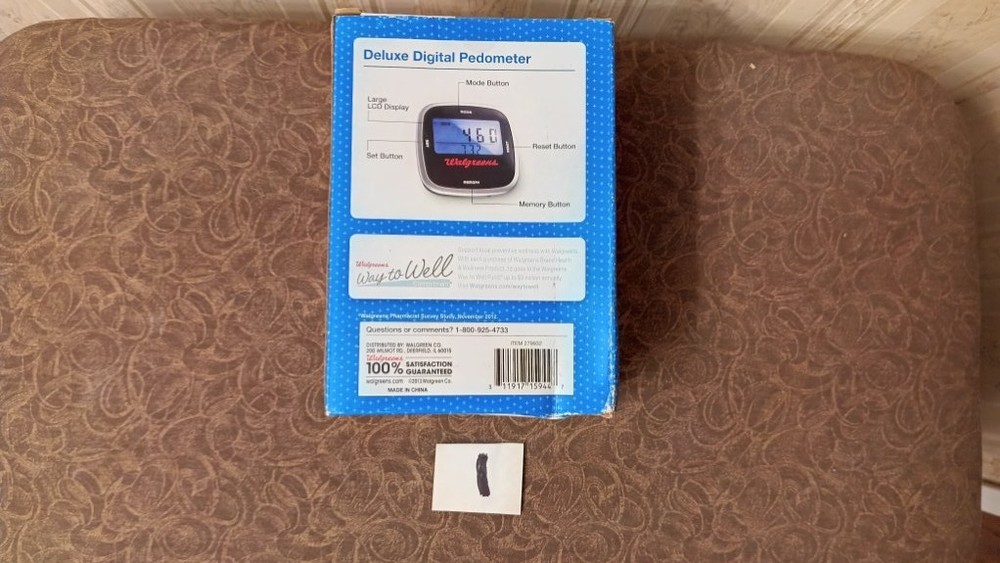 Deluxe digital pedometer walgreens