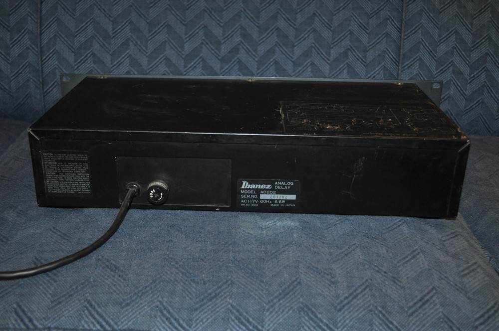 IBANEZ Multi Mode Analog Delay Phase Shift AD202 Rack Mount Studio Gear Manual