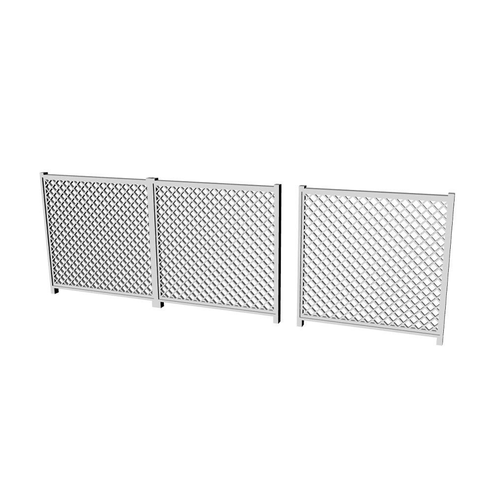 LaoYao 1:72 Wire Fence Wall 8pcs