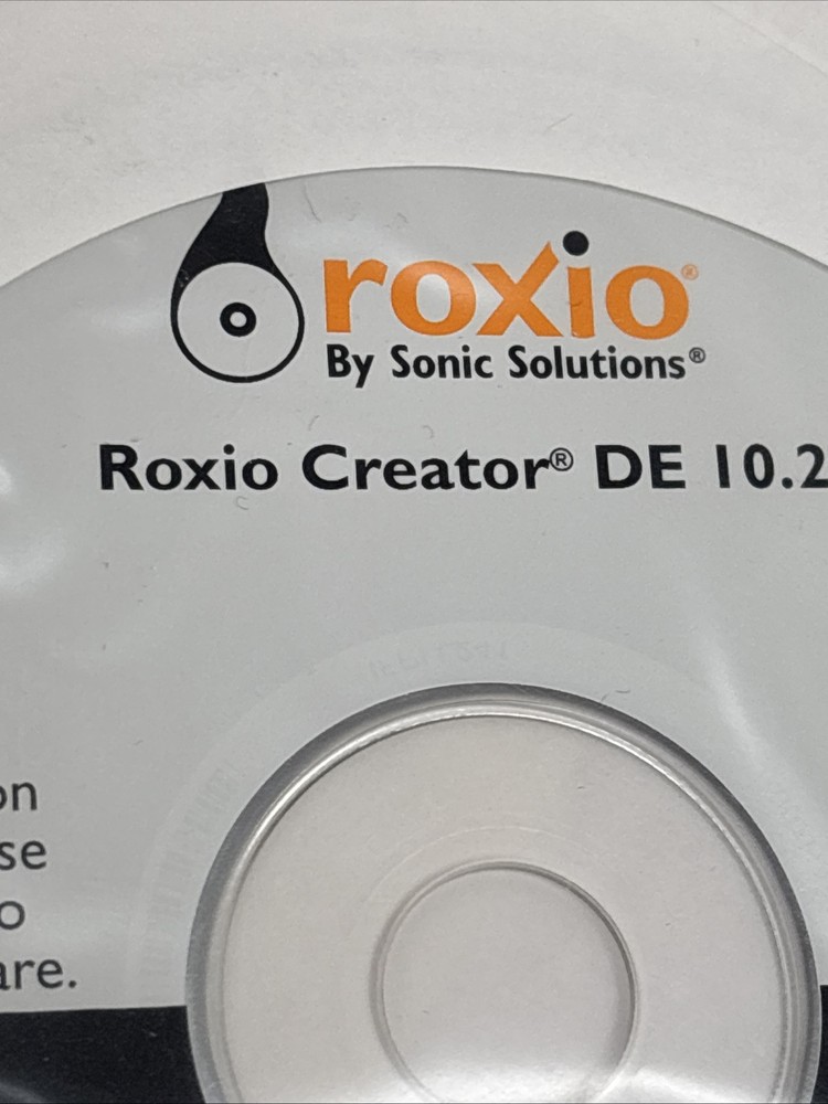 Roxio Creator DE 10.2 SOFTWARE