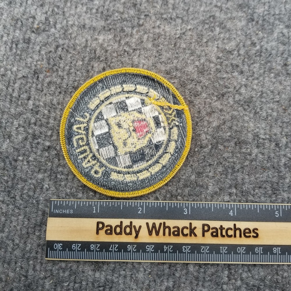 Vintage Jaguar Patch Car Auto 80s Automobile Missing Threads