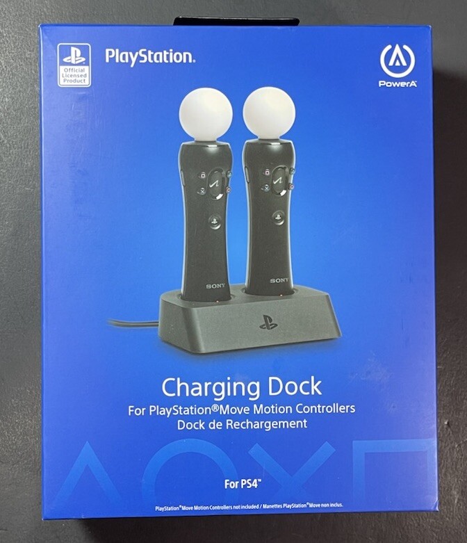Official PS Move Controller Charging Dock [ Black ] NEW