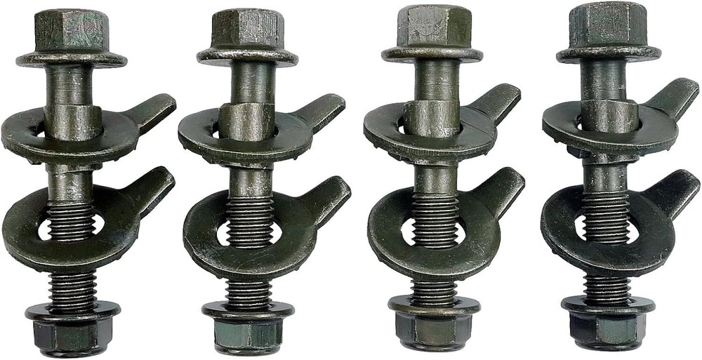 4PCS 14mm Adjustable Camber Bolt Kit Front Wheel Alignment Correction Camber Set