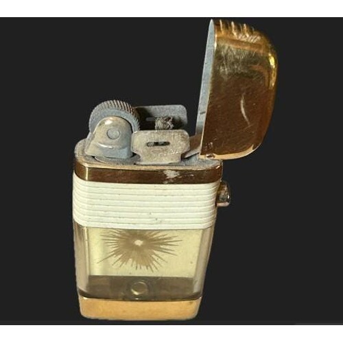 Vintage Starburst Pattern Cigarette Lighter