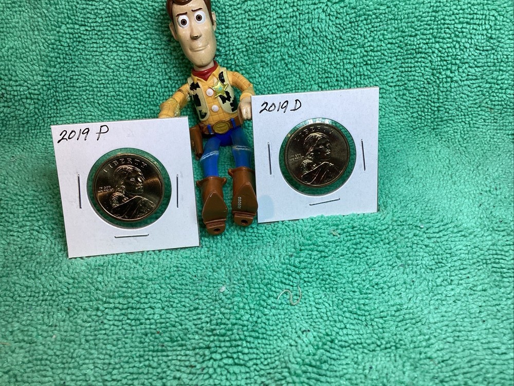 2019 P & 2019 D 1💰SACAGAWEAS UNCIRCULATED