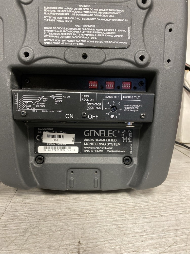 Genelec 8040A Studio Monitors PAIR Great Working Shape!