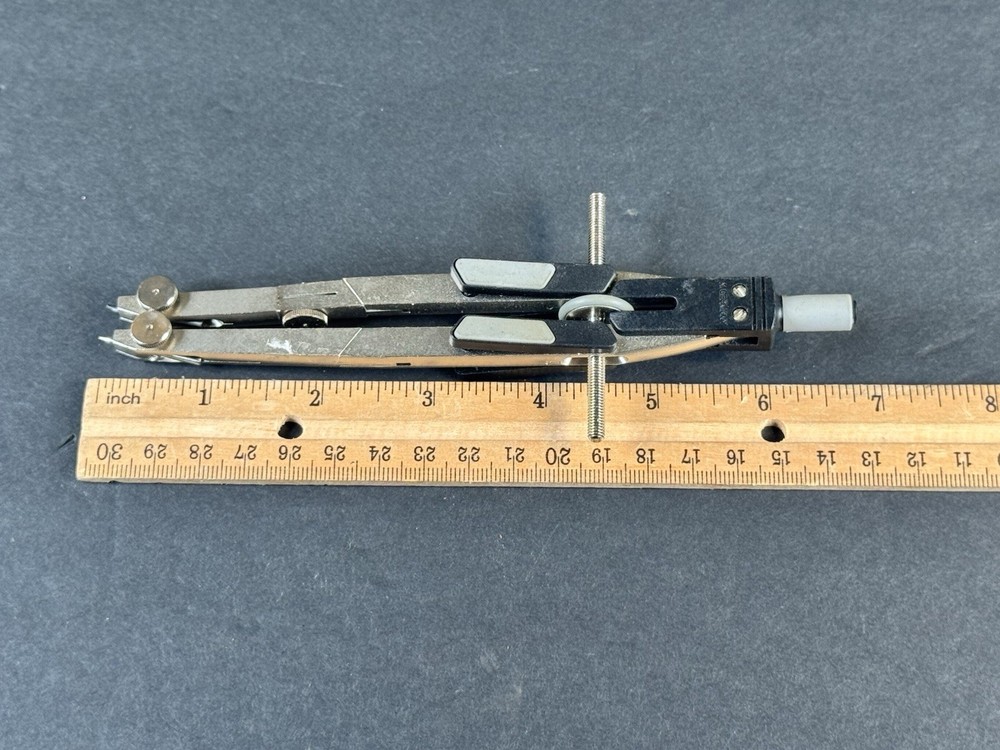 Vintage West Germany Drafting Compass Divider Math Geometry Tool