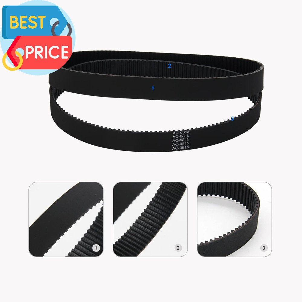 3 Pack AC-0815 Air Compressor Belt for Devilbiss Porter Cable Sear...
