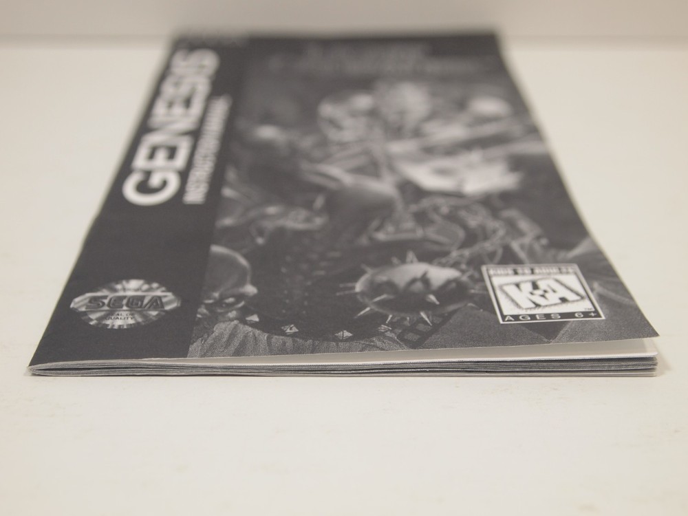 Light Crusader (SEGA Genesis) Authentic MANUAL ONLY