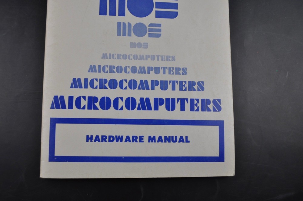 MOS Technology Microcomputers Hardware Manual – Vintage Original Book 1976