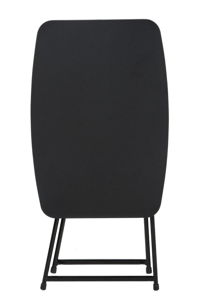 Mainstays 26 Inch Adjustable Height Personal Folding Table Black