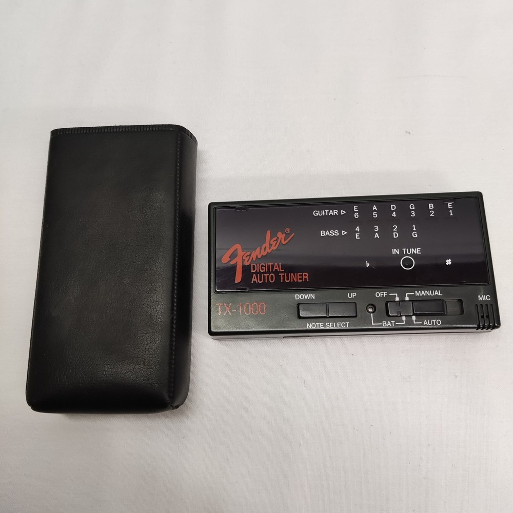 FENDER DIGITAL AUTO TUNER TX-1000 & CASE
