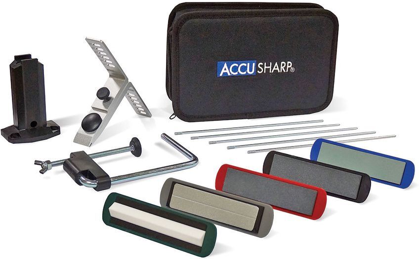 AccuSharp Knife Sharpener 5 Stone Precision Sharpening Kit 059C